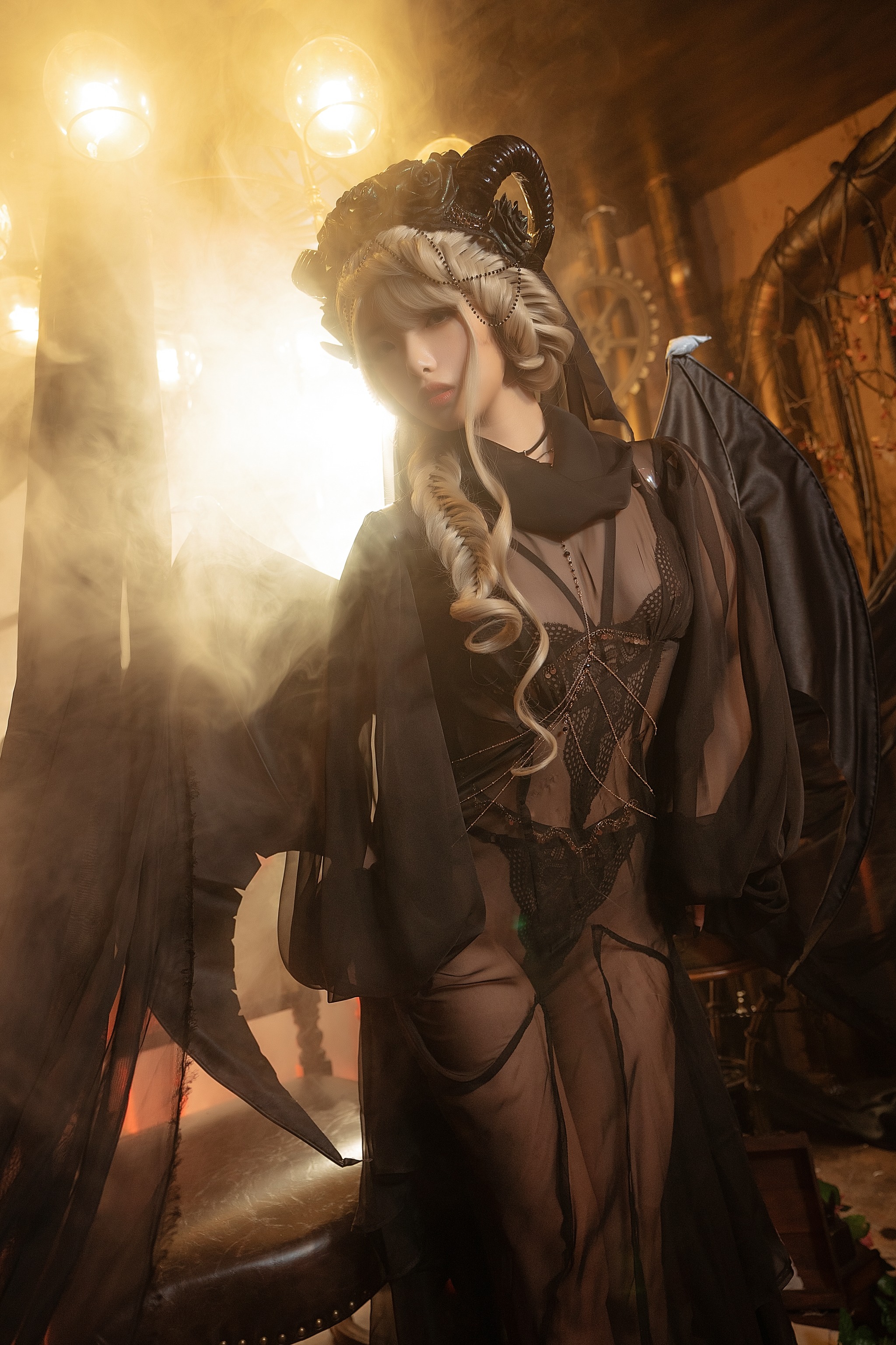 图片[1]-雯妹不讲道理 – NO.019 魅魔本 gothic devil [16P]-XikXak